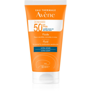 Avène Sun Fluid Ultra-Light napozó fluid az arcra SPF 50+ 50 ml-Ár