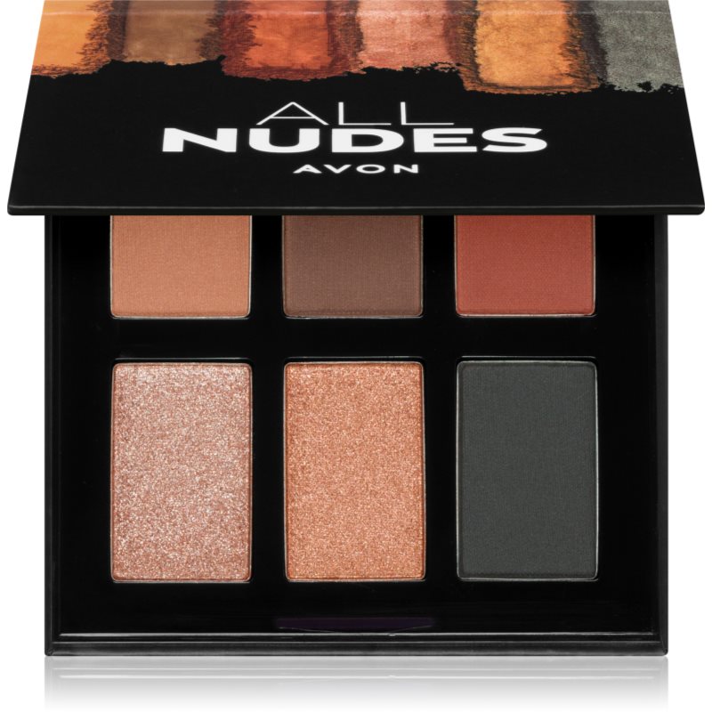 Avon 6 In 1 All Nudes szemhéjfesték paletta 7