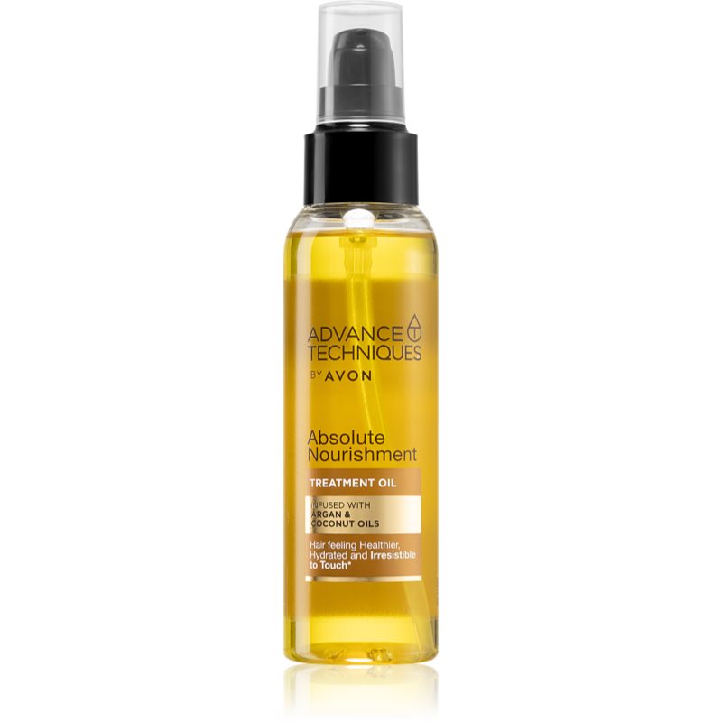 Avon Advance Techniques Absolute Nourishment tápláló olaj hajra Argán olajjal kókuszolajjal 100 ml-Ár