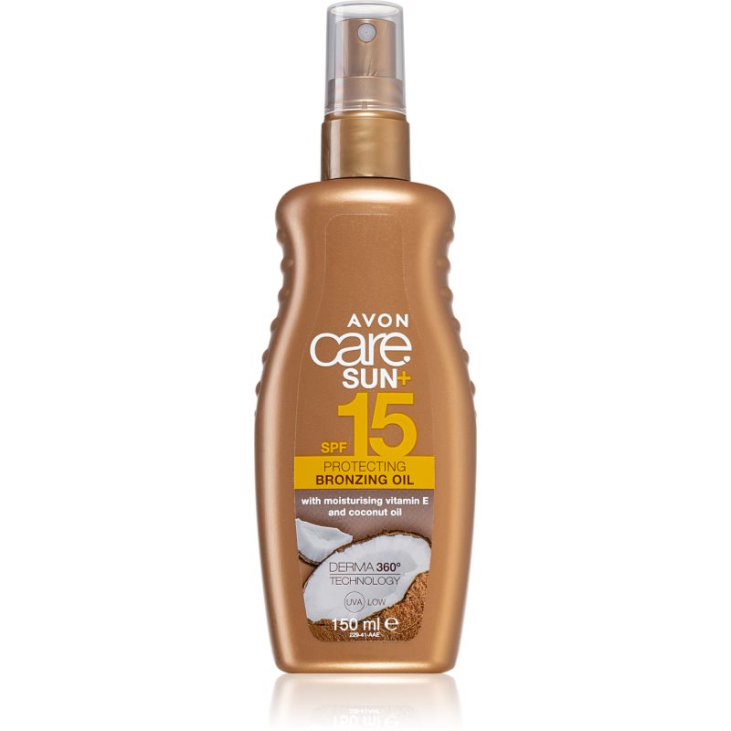 Avon Care Sun + Bronze védő és száraz napozó olaj SPF 15 150 ml-Ár