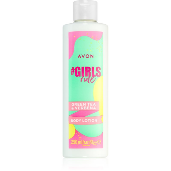 Avon #GirlsRule Green Tea & Verbena frissítő testápoló tej hidratáló hatással 250 ml-Ár
