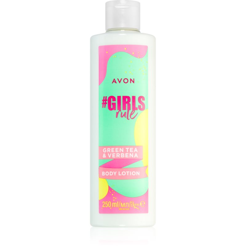 Avon #GirlsRule Green Tea & Verbena frissítő testápoló tej hidratáló hatással 250 ml-Ár