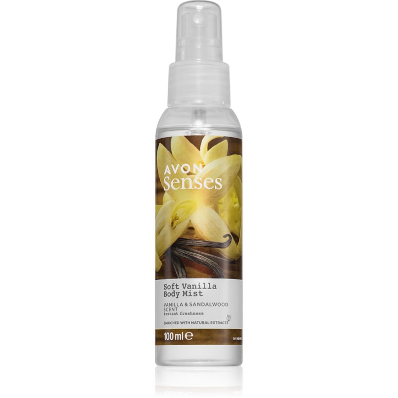 Avon Naturals Care Vanilla & Sandalwood frissítő testspray vaníliával és szantálfával 100 ml-Eredeti