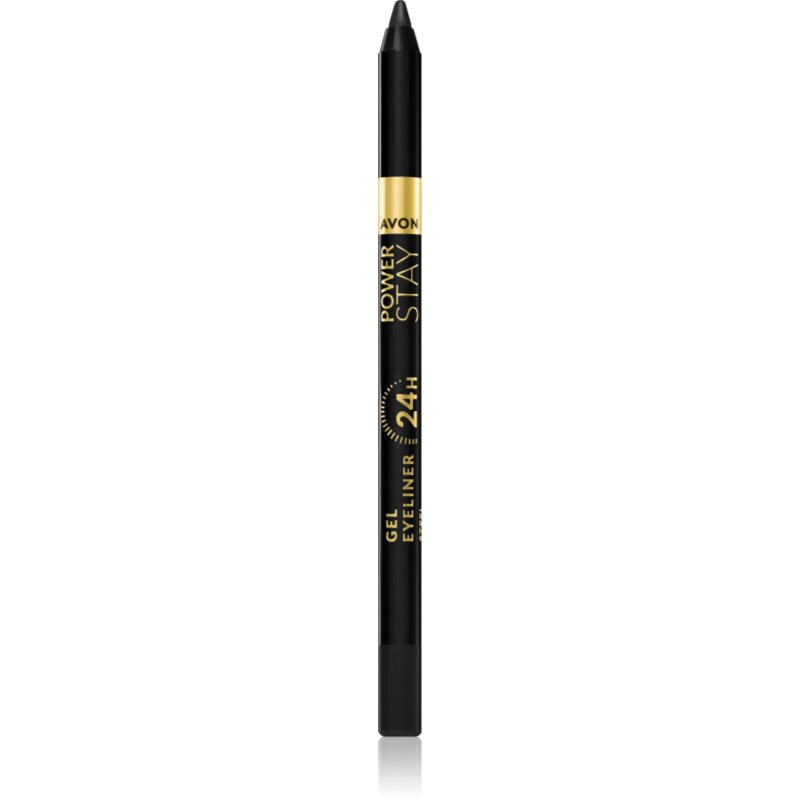 Avon Power Stay 24h géles szemhéjceruza árnyalat Black 1