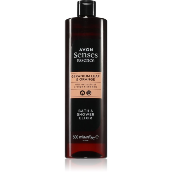 Avon Senses Essence Geranium Leaf & Orange fürdőkészítmény 500 ml-Ár