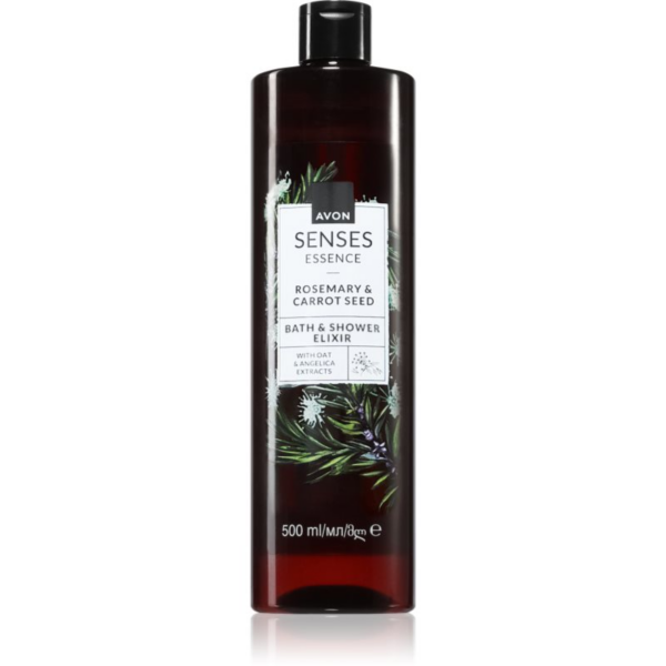 Avon Senses Essence Rosemary & Carrot Seed krémes fürdő és tusoló gél 500 ml-ár
