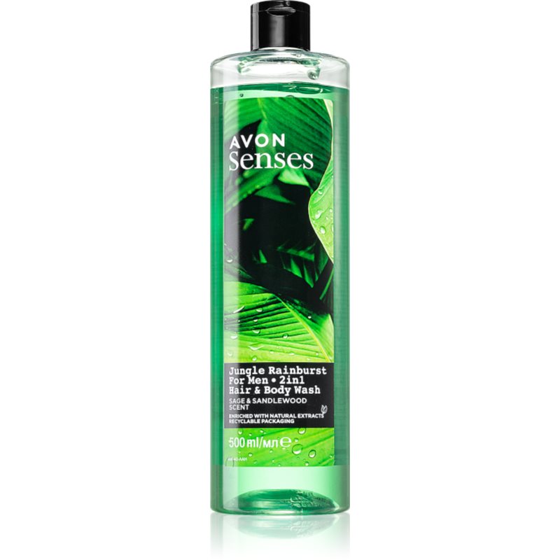 Avon Senses Jungle Rainburst sampon és tusfürdő gél 2 in 1 500 ml-Ár