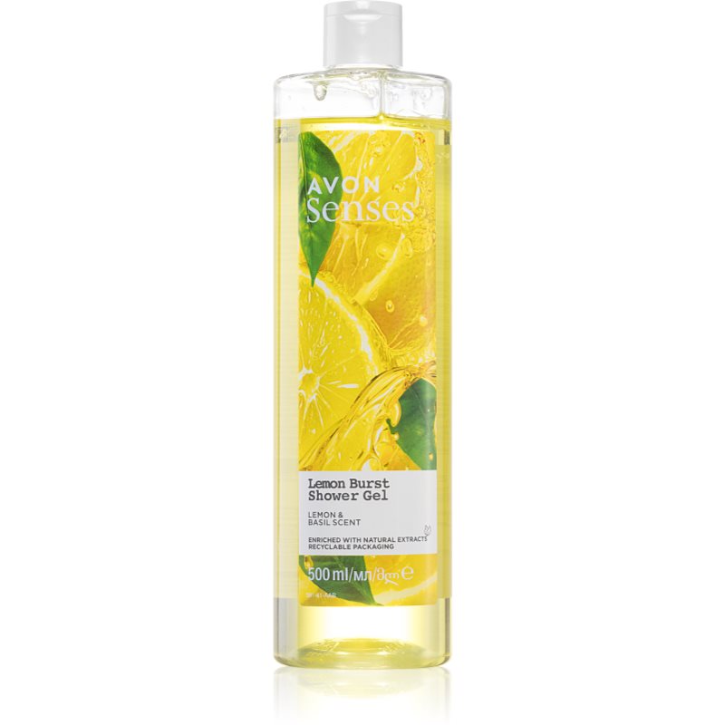 Avon Senses Lemon Burst felfrissítő tusfürdő gél 500 ml-Ár