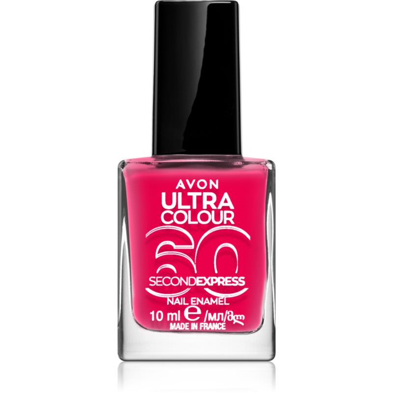 Avon Ultra Colour 60 Second Express gyorsan száradó körömlakk árnyalat Fun N Fuchsia 10 ml-Ár