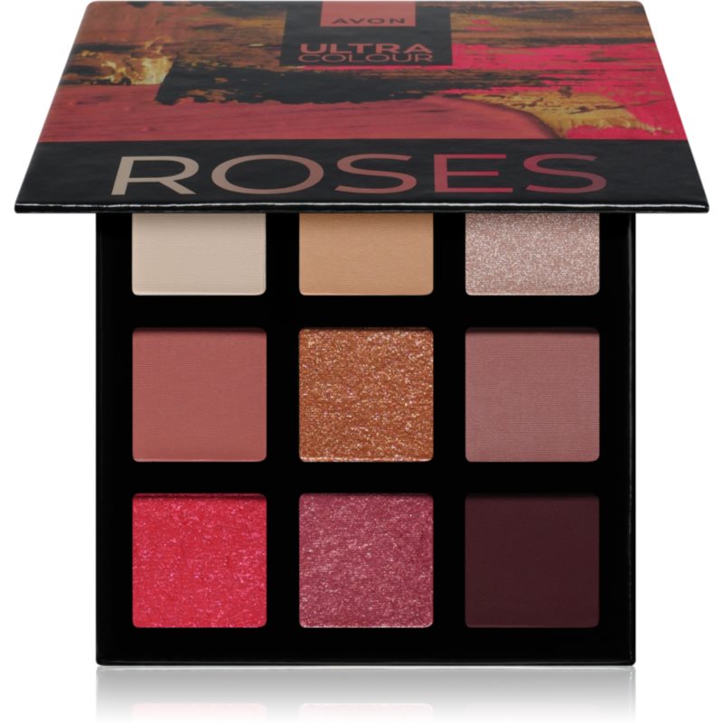 Avon Ultra Colour szemhéjfesték paletta árnyalat Roses 6