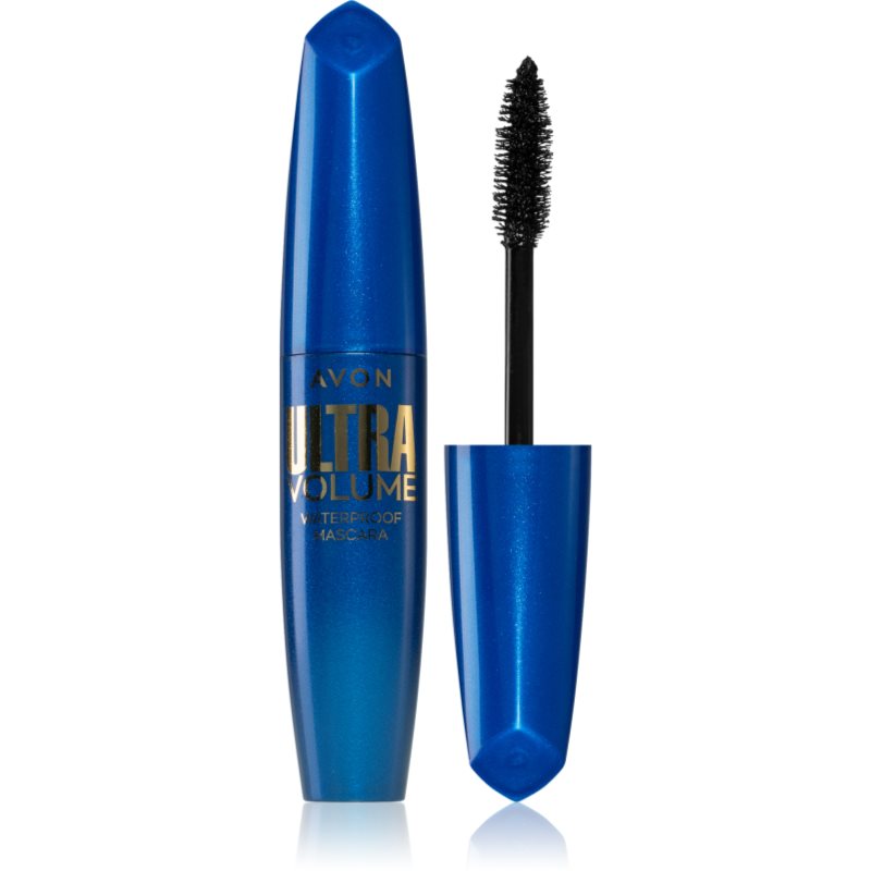 Avon Ultra Volume vízálló tömegnövelő szempillaspirál árnyalat Blackest Black 10 ml-Ár