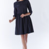 Awama Woman's Dress A183 Navy Blue