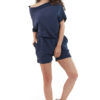 Awama Woman's Overall A216 Navy Blue