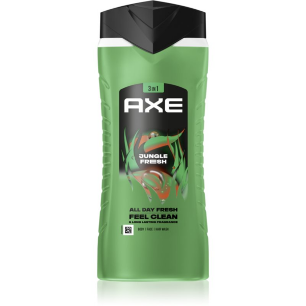 Axe Jungle Fresh tusfürdő gél arcra