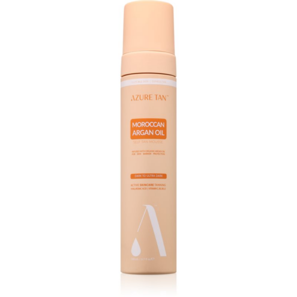 Azure Tan Maroccan Argan Oil önbarnító hab testre árnyalat Dark To Ultra Dark 200 ml-ár