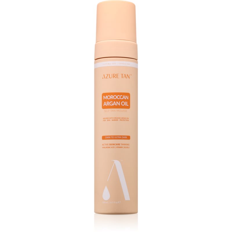 Azure Tan Maroccan Argan Oil önbarnító hab testre árnyalat Dark To Ultra Dark 200 ml-ár