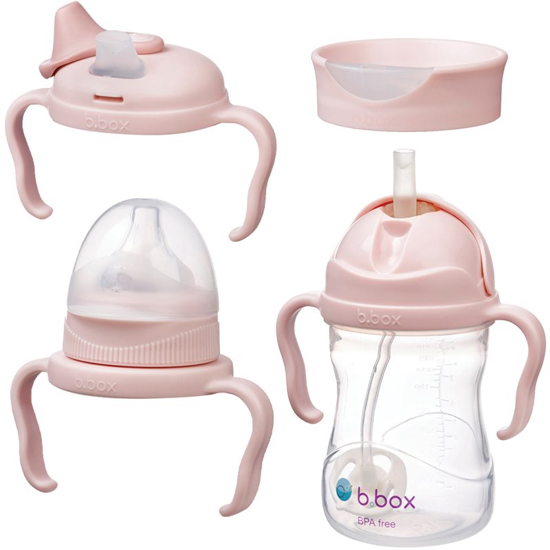 B.Box Baby Bottle 4 in 1 gyerekkulacs 4 in 1 Blush 240 ml