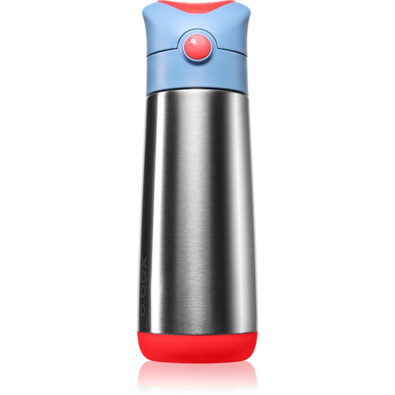 B.Box Insulated Drink Bottle termosz szívószállal Blue Blaze 500 ml-ár