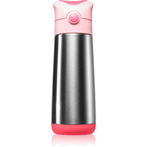 B.Box Insulated Drink Bottle termosz szívószállal Flamingo Fizz 500 ml-ár
