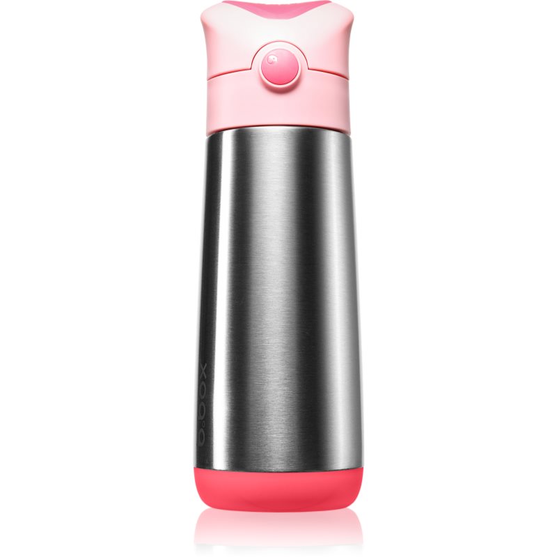 B.Box Insulated Drink Bottle termosz szívószállal Flamingo Fizz 500 ml-ár