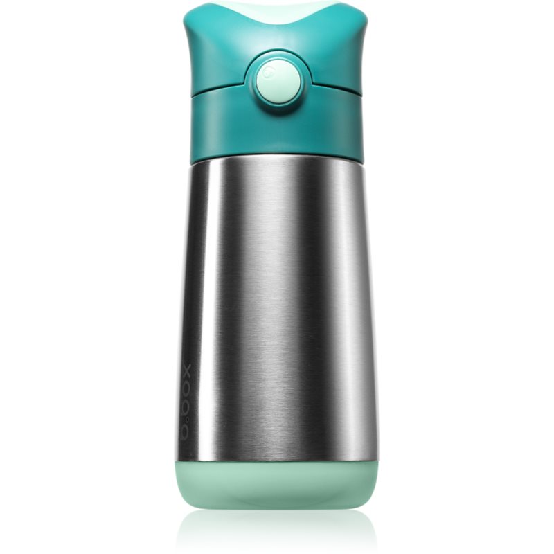 B.Box Thermos termosz szívószállal Emerald Forest 350 ml-ár