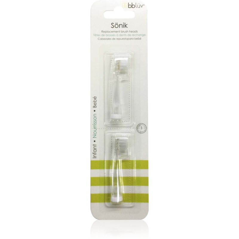BBLÜV Sönik csere fejek a fogkeféhez Infant 0-18m 2 db-ár