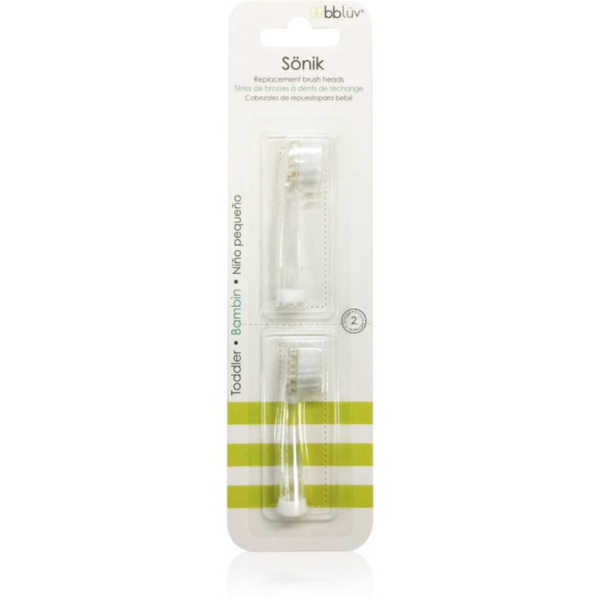 BBLÜV Sönik csere fejek a fogkeféhez Toddler 18-36m 2 db-ár