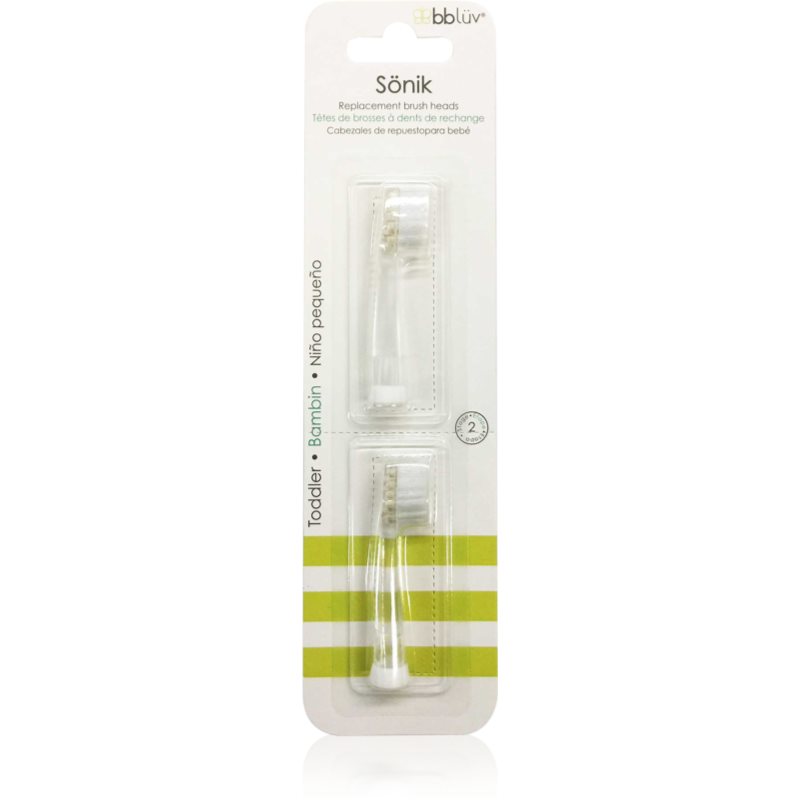 BBLÜV Sönik csere fejek a fogkeféhez Toddler 18-36m 2 db-ár