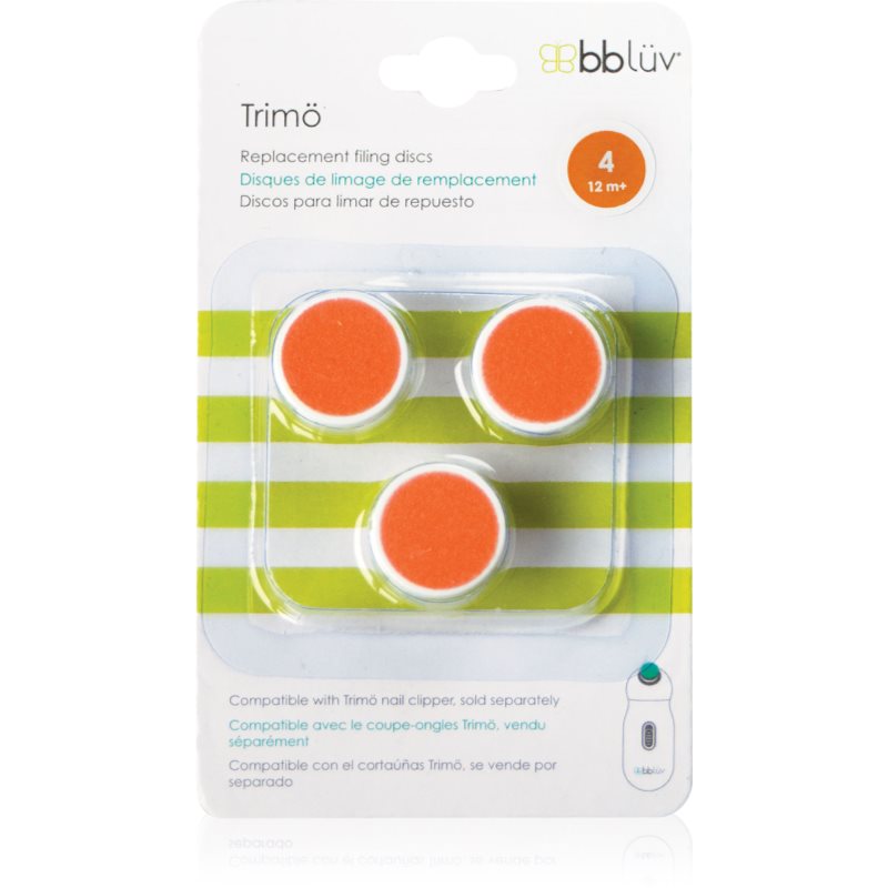 BBLÜV Trimö csere toldalék gyermek-körömreszelőhöz 12m+ 3 db-ár