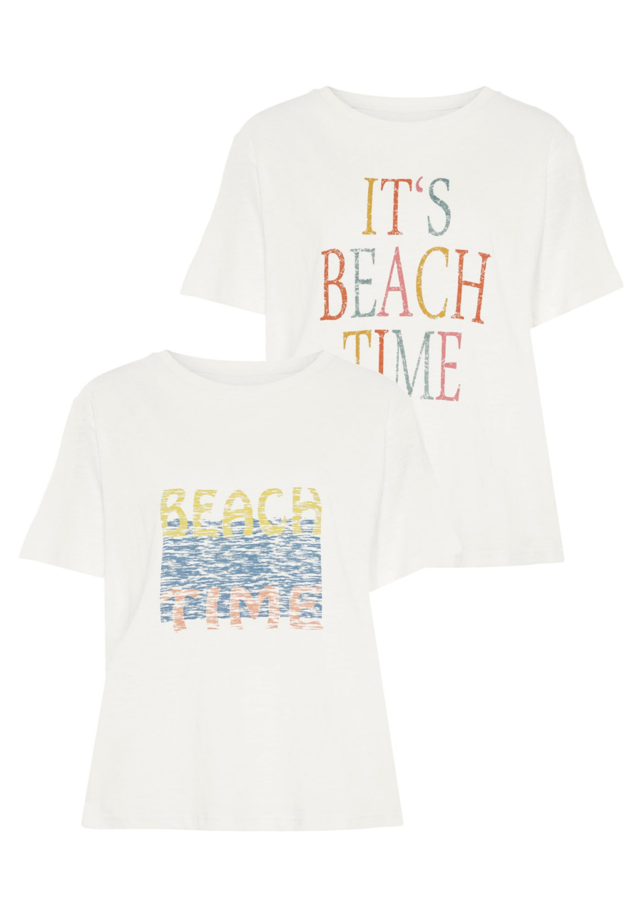 BEACH TIME Póló  vegyes színek / fehér-Ár