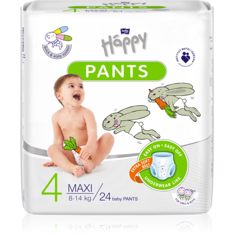 BELLA Baby Happy Pants Size 4 Maxi eldobható nadrágpelenkák 8-14 kg 24 db-Ár