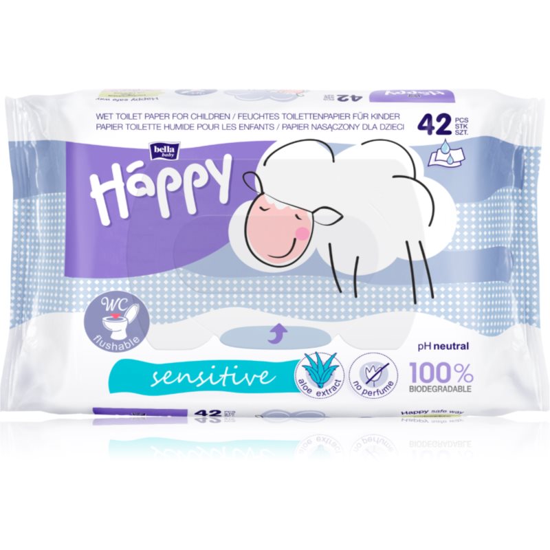 BELLA Baby Happy Sensitive nedves WC papír gyermekeknek 42 db-Ár
