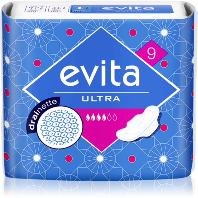 BELLA Evita Ultra Drainette egészségügyi betétek 9 db-Ár