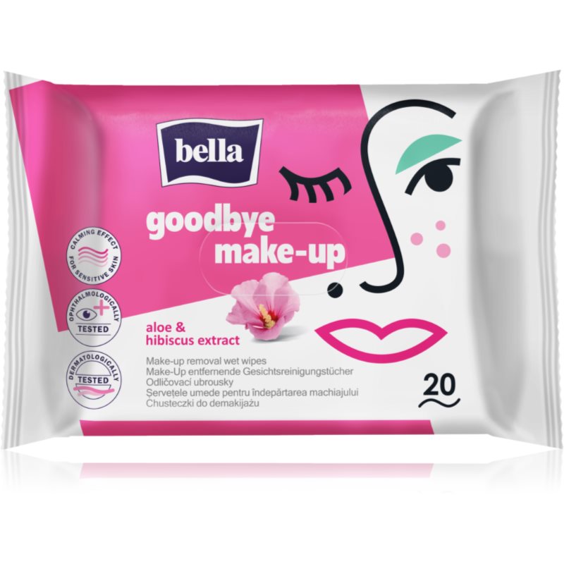 BELLA Make Up Aloe Vera Sminkeltávolító kendők 20 db-Ár