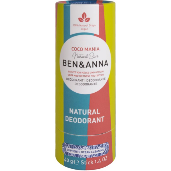 BEN&ANNA Natural Deodorant Coco Mania izzadásgátló deo stift 40 g-Ár