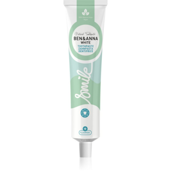 BEN&ANNA Toothpaste White természetes fogkrém fluoriddal 75 ml-Ár