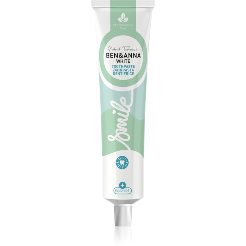 BEN&ANNA Toothpaste White természetes fogkrém fluoriddal 75 ml-Ár