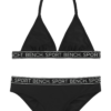 BENCH Bikini  ezüstszürke / fekete-Ár