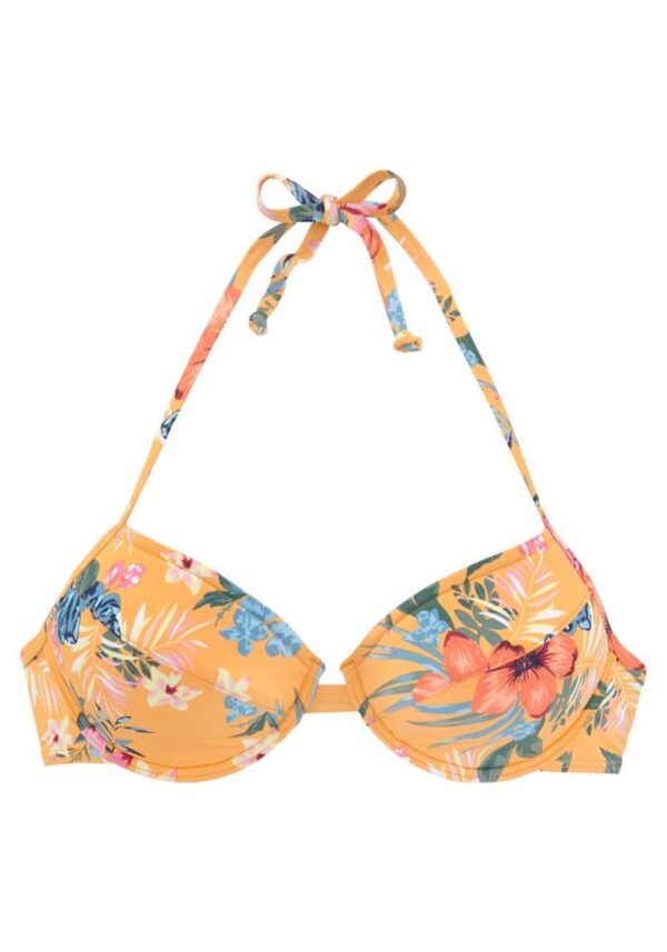 BENCH Bikini felső 'Maui'  sárga / vegyes színek