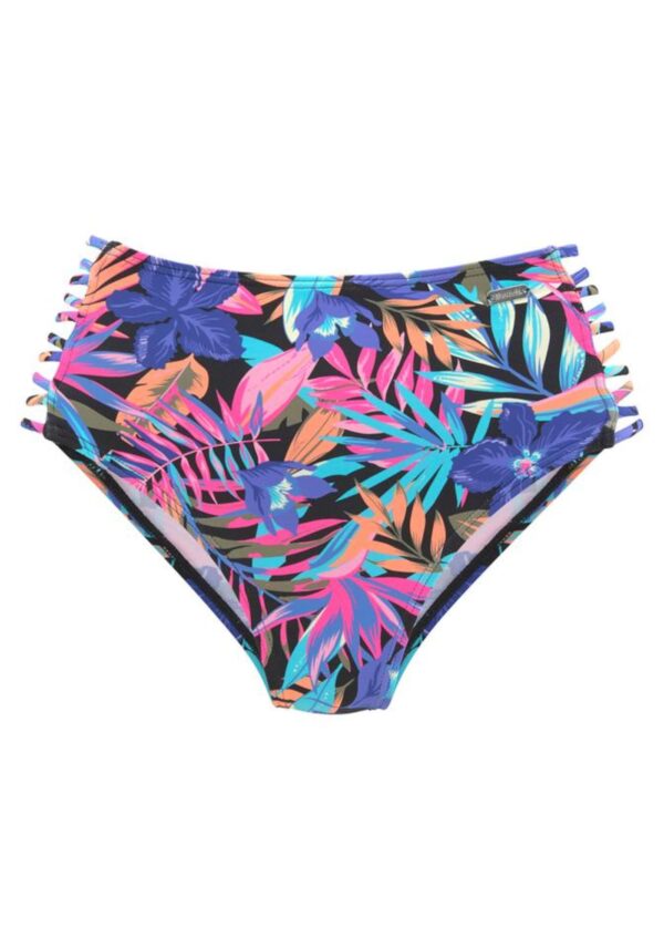 BENCH Bikini nadrágok 'Pitch'  bézs / kék / vízszín / rózsaszín