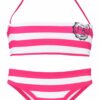 BENCH Bikini  rózsaszín / fekete / fehér