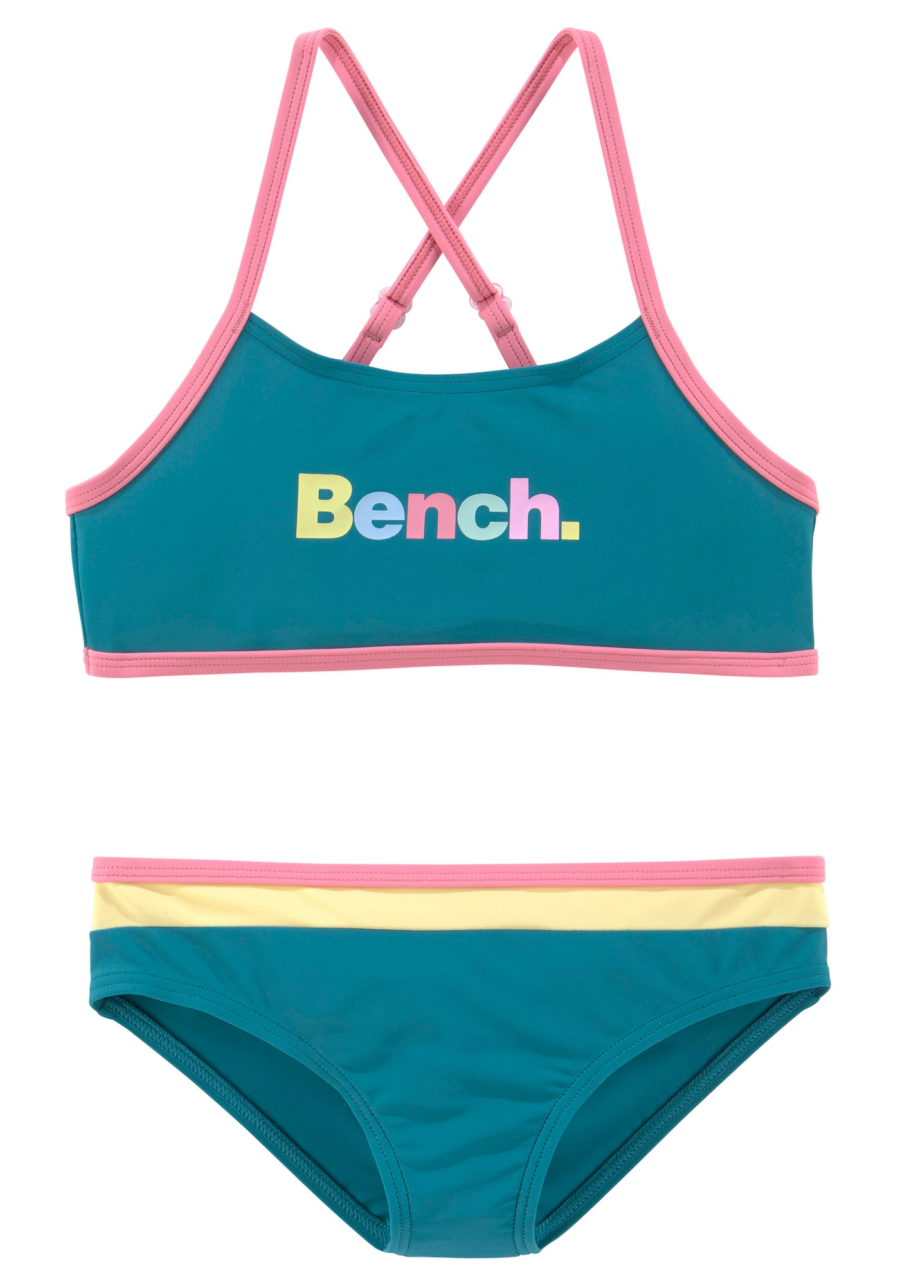 BENCH Bikini  sárga / benzin / világos-rózsaszín-Ár