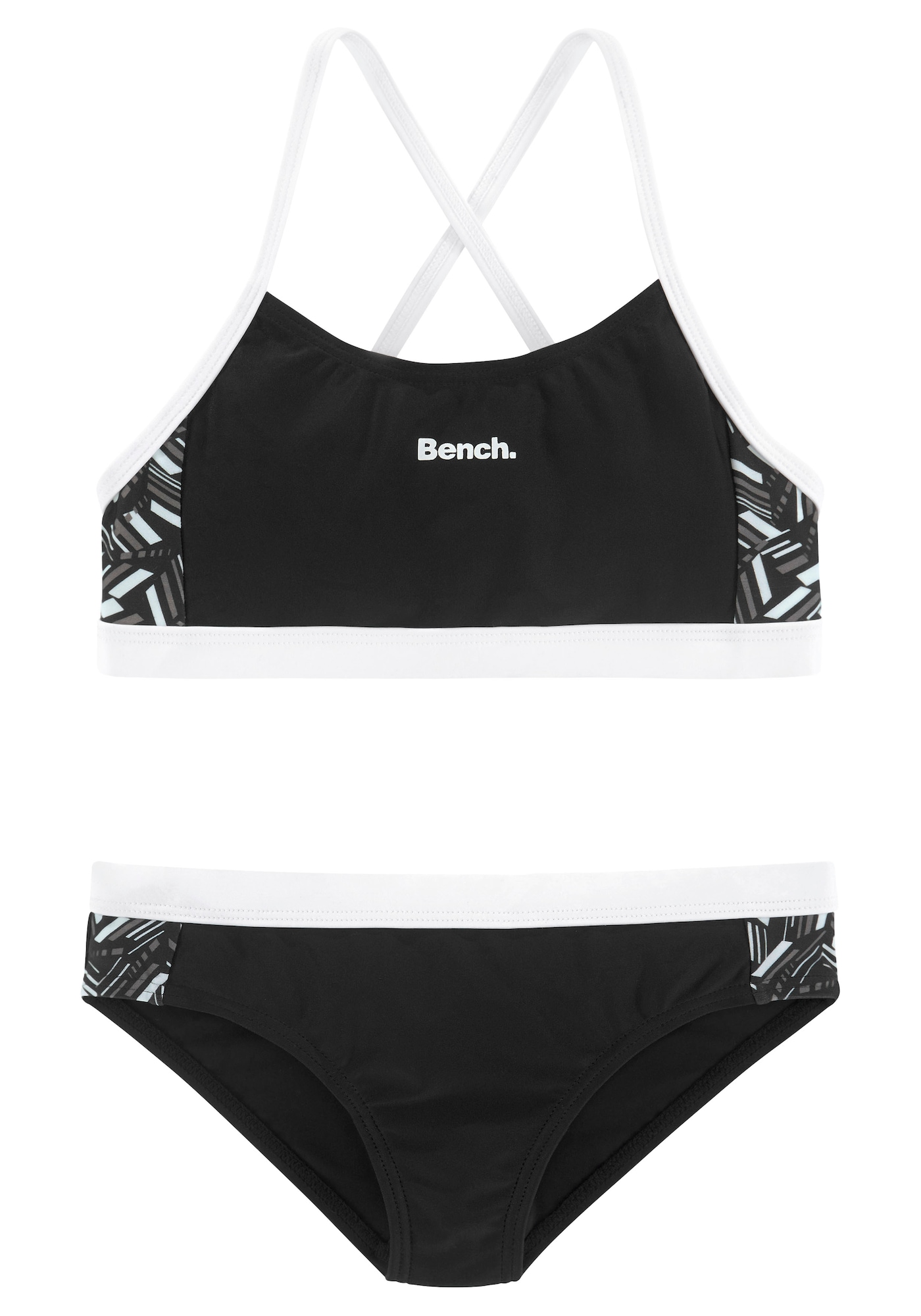 BENCH Bikini  szürke / fekete / fehér-Hungary