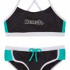 BENCH Bikini  türkiz / fekete