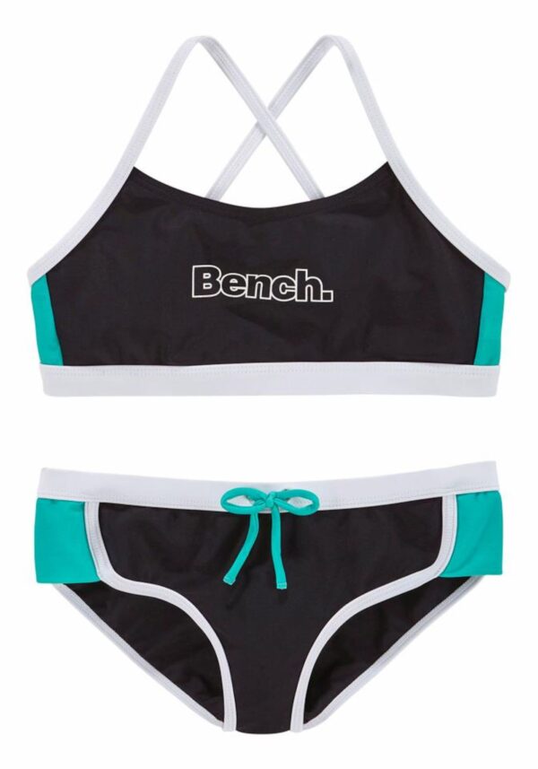 BENCH Bikini  türkiz / fekete