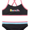 BENCH Bikini  világoskék / sárga / rózsaszín / fekete-Ár