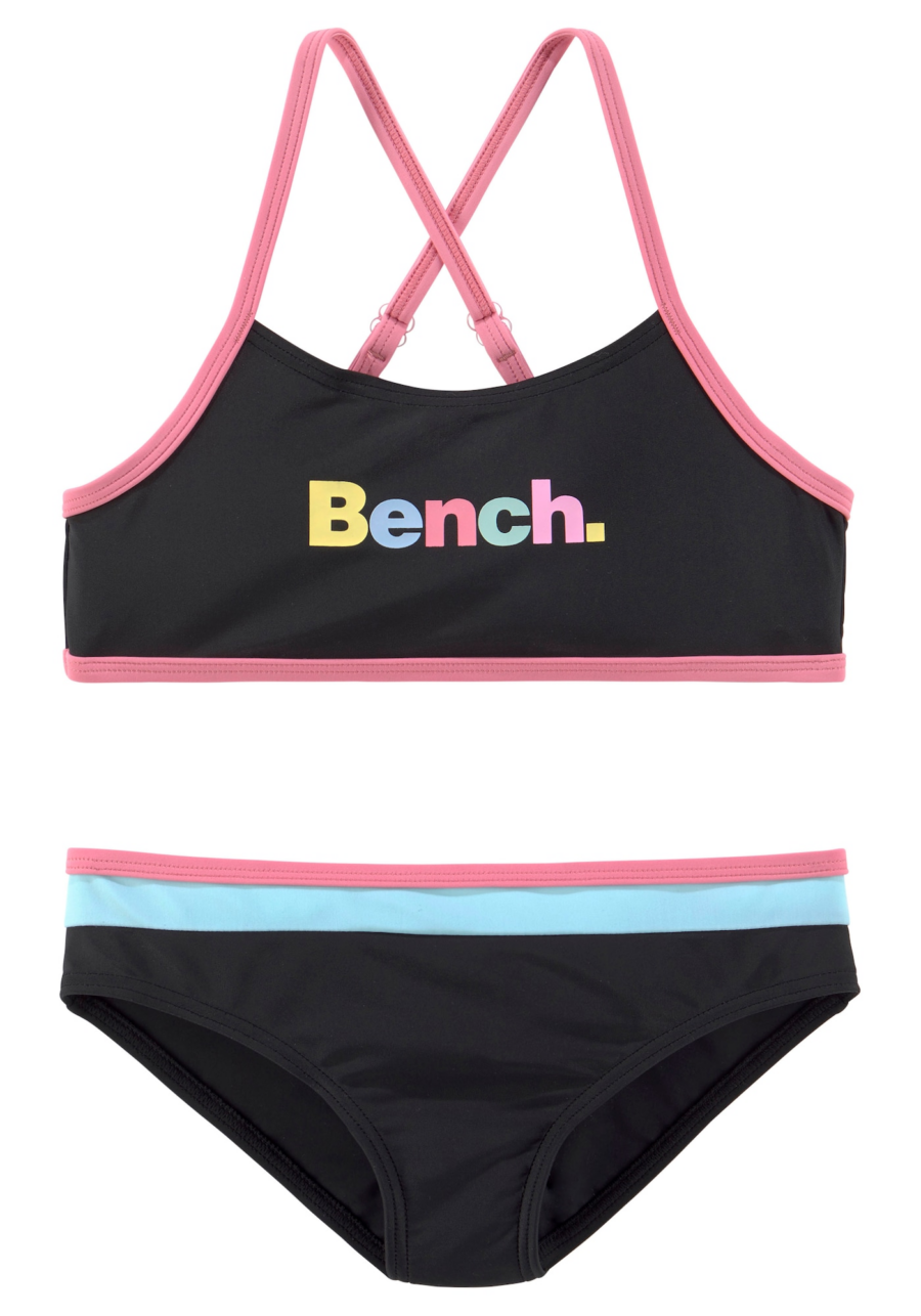 BENCH Bikini  világoskék / sárga / rózsaszín / fekete-Ár