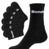 BENCH Sportzoknik  fekete / fehér-hu