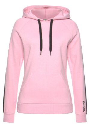 BENCH Tréning póló 'Lounge Hoodie'  világos-rózsaszín-hu