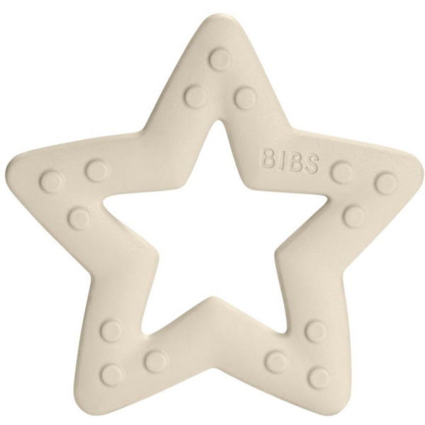 BIBS Baby Bitie Star rágóka Ivory 1 db-Ár